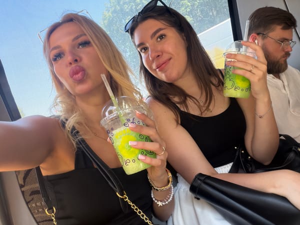 Slushies, park paths, and a slow afternoon in Lviv