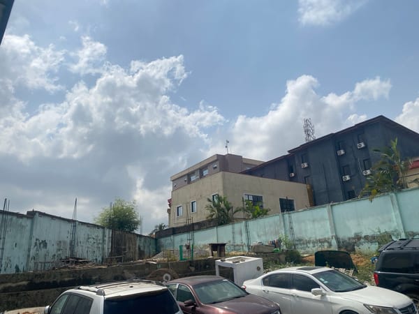 Video production underway at Ikeja studio, crew adjusts lighting