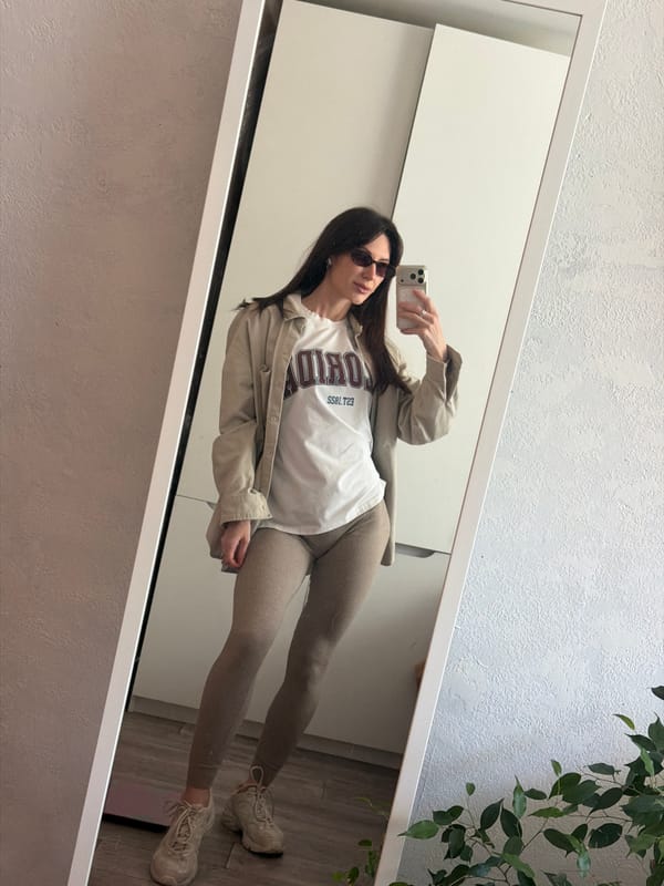 Woman Takes Mirror Selfie in Perm, Russia