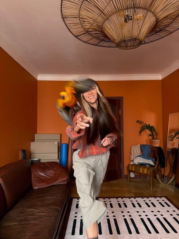 Interior scene with woman documented in Khimki room