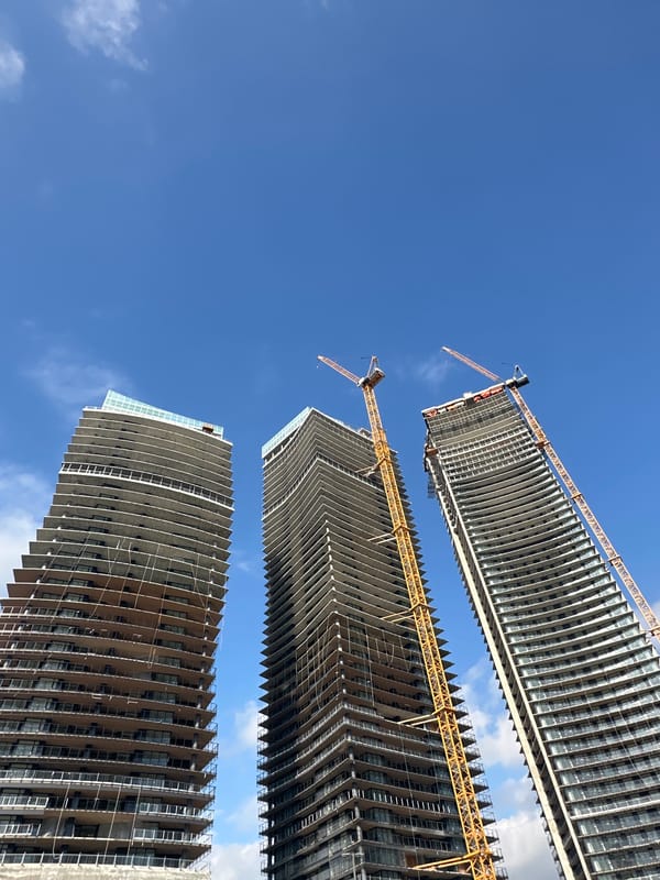 Late-night architectural tour documented across Burnaby shopping and construction sites