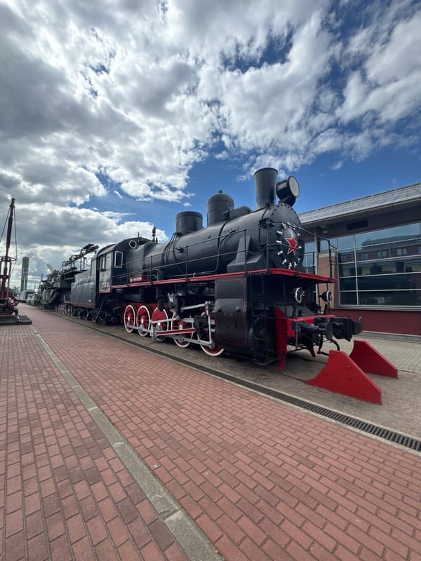 Exploring Saint Petersburg's railway museum and its historic locomotive collection