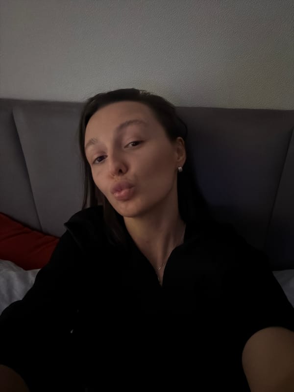 Woman rests indoors in Khimki, Russia