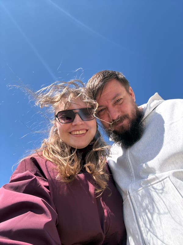 Couple documents car wash experience in Aksay, Kazakhstan