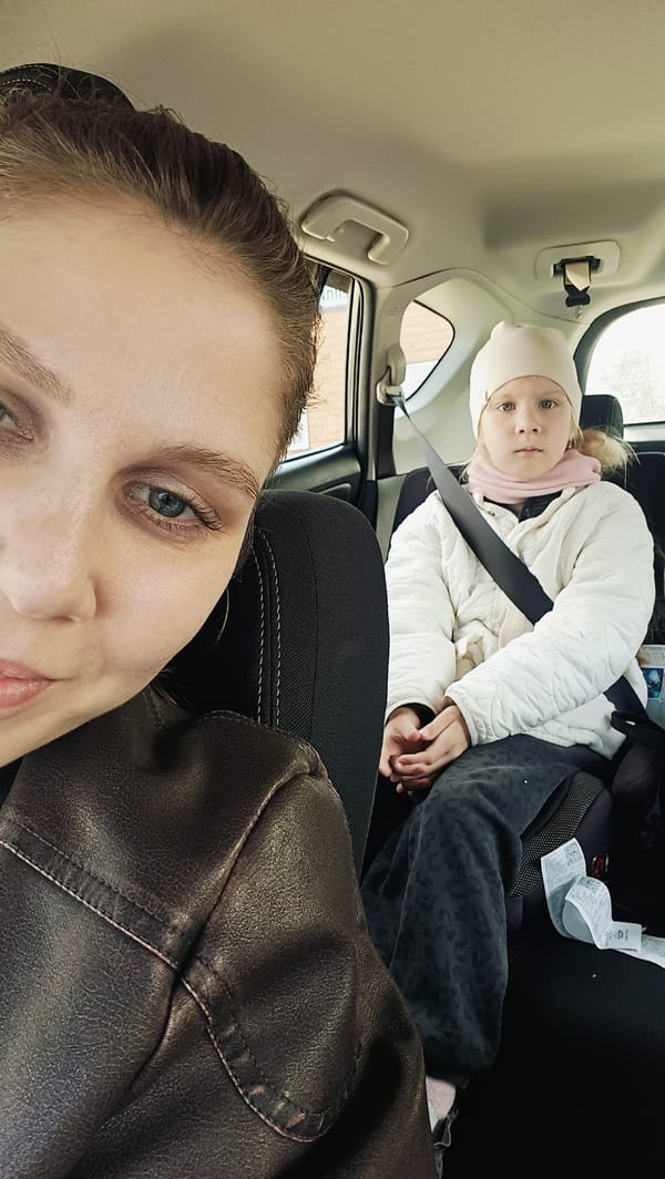 Woman and girl spotted in vehicle Saturday morning