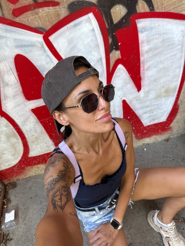 Afternoon selfie session around Pleven streets, Bulgaria