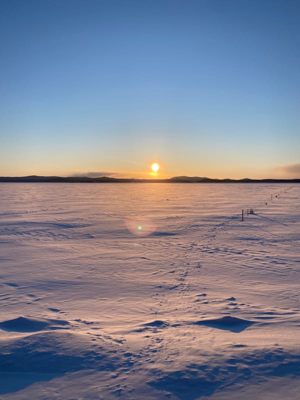 Winter morning scenes captured near Ust-Ilimsk Reservoir, Russia