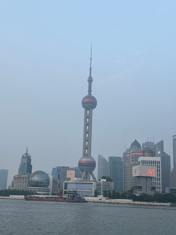 Daily life captured along Shanghai's Bund waterfront district