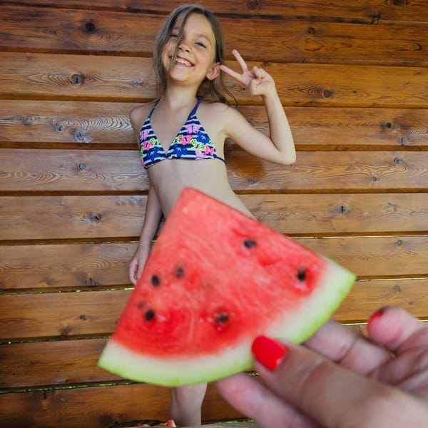 Watermelon and sun in Новостройка, summer 2026