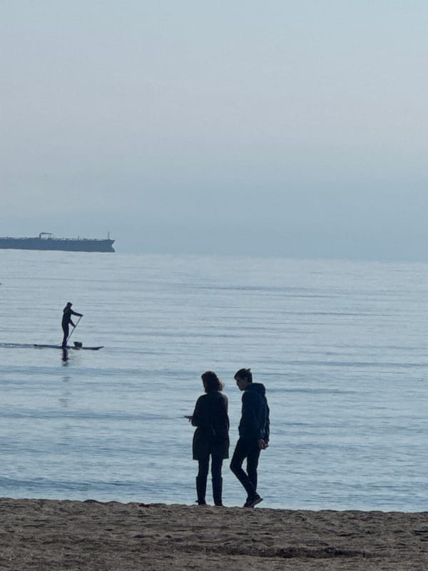 Morning water sports activities draw spectators at Burgas beach
