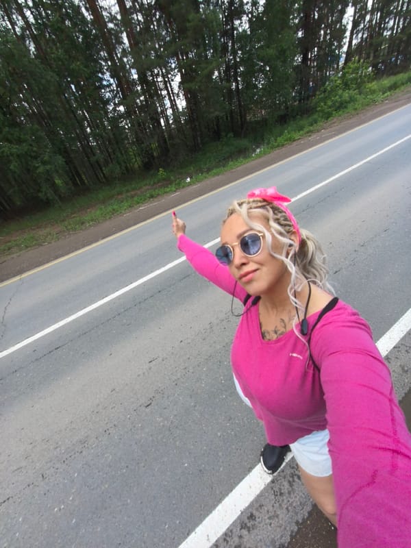 Roadside stop in Noviy, Russia
