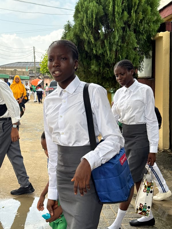 Daily life scenes documented in Ado, Nigeria after rainfall