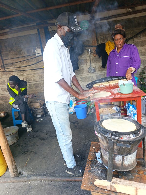 Daily life scenes captured across Nairobi neighborhoods Thursday afternoon