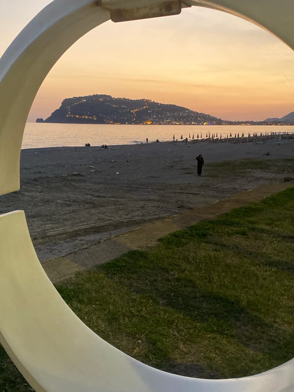 Evening moments captured across Alanya's beachfront and streets