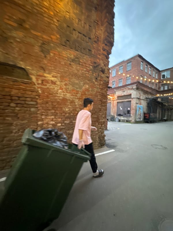 Evening scenes at Saint Petersburg's waterfront arts and leisure district