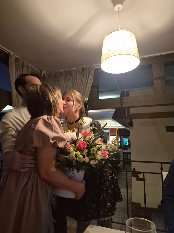 Two women share intimate moment in Chaikovsky, Russia