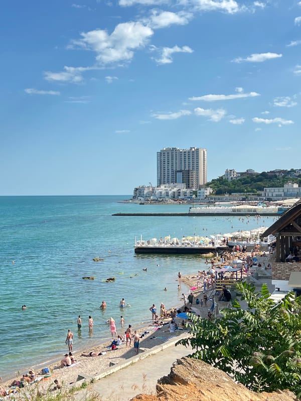 Summer afternoon across Odesa's beaches, churches, and promenades