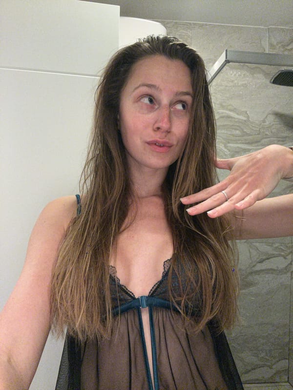 Woman's morning routine documented in Bečići, Montenegro