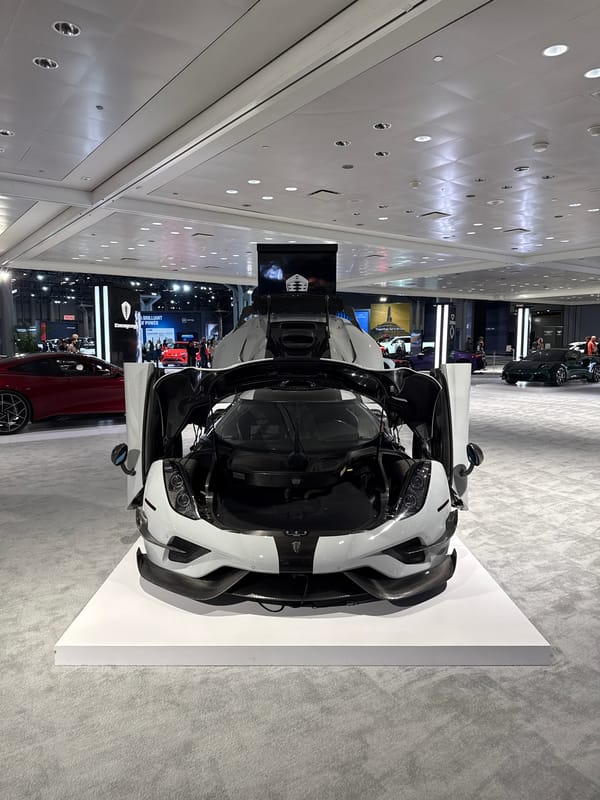 Futuristic Chevrolet concept cars displayed at NYC auto show