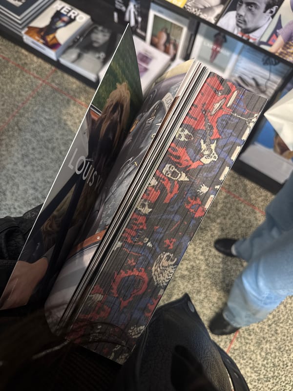 London shopper documents retail displays during afternoon browsing session
