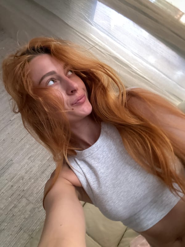 Morning GRWM routine filmed in a Budva bathroom