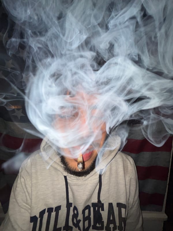 Evening scenes of smoking and street activity in Tanger