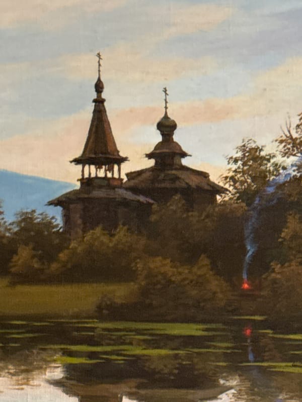 Paintings and tapestries on display in Krasnoyarsk