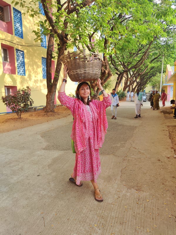Daily life scenes captured across Puttaparthi, India morning hours