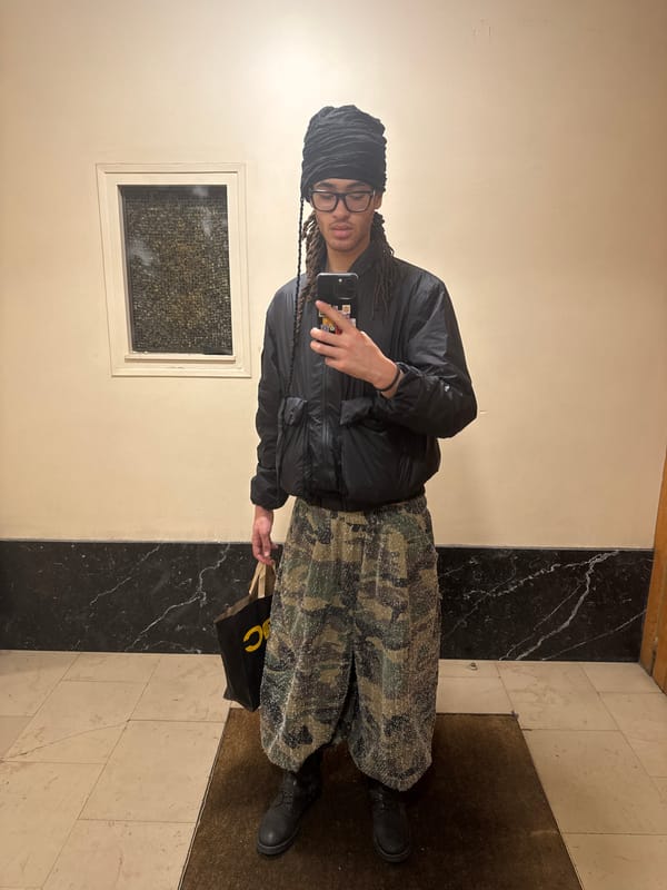 Person takes selfie in Paris indoor location