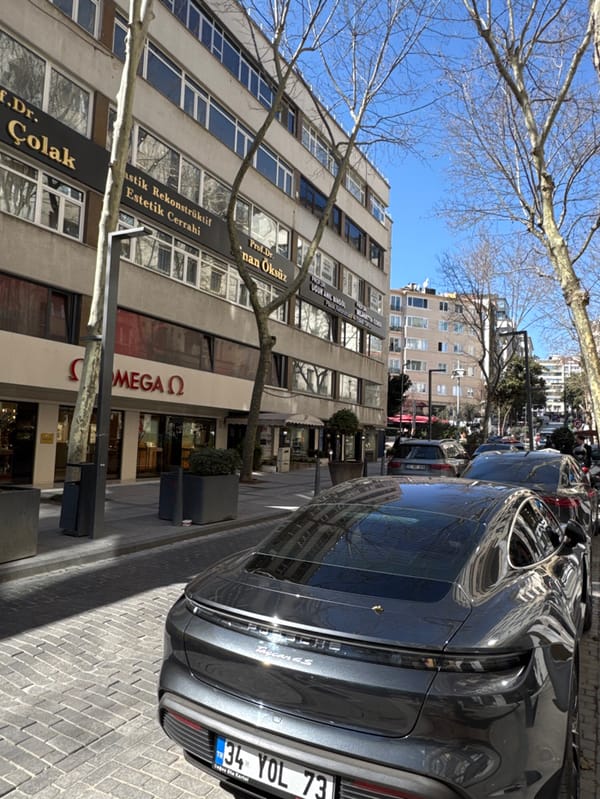 Morning street scenes documented in Istanbul's Şişli shopping district