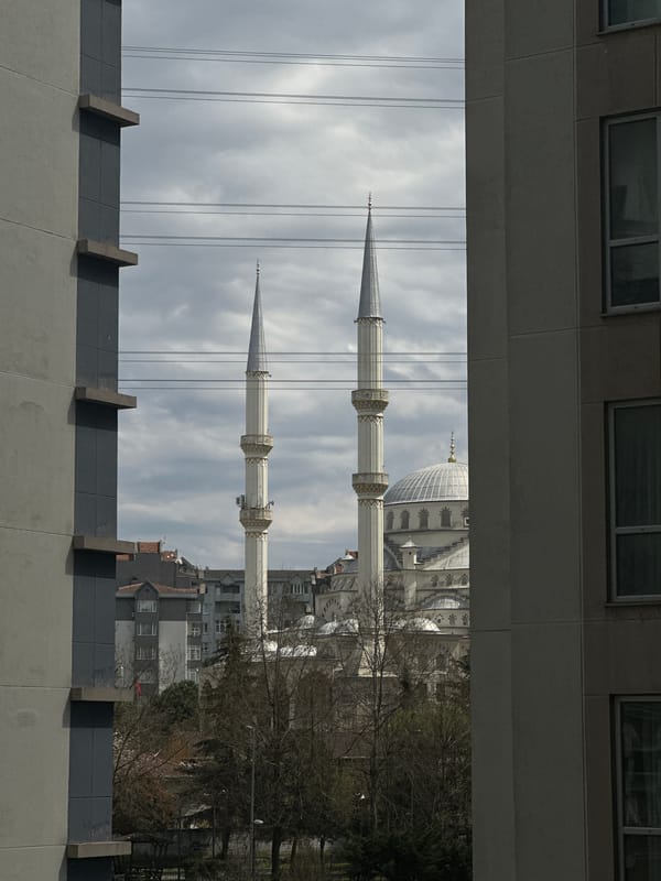 Woman applies facial masks during morning skincare routine in Turkey