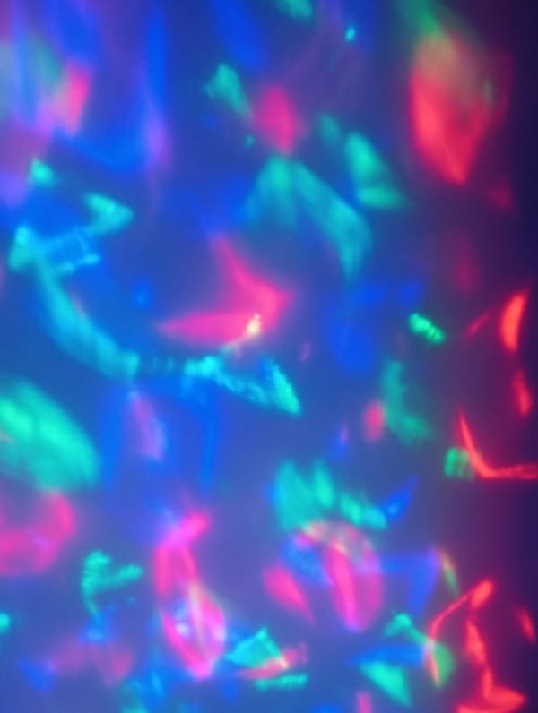 Colorful light pattern observed in Plovdiv, Bulgaria