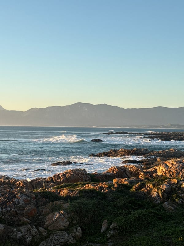 Golden hour coastal scenes documented in South Africa