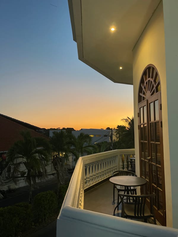 Tourist documents daily life scenes across North Kuta, Bali