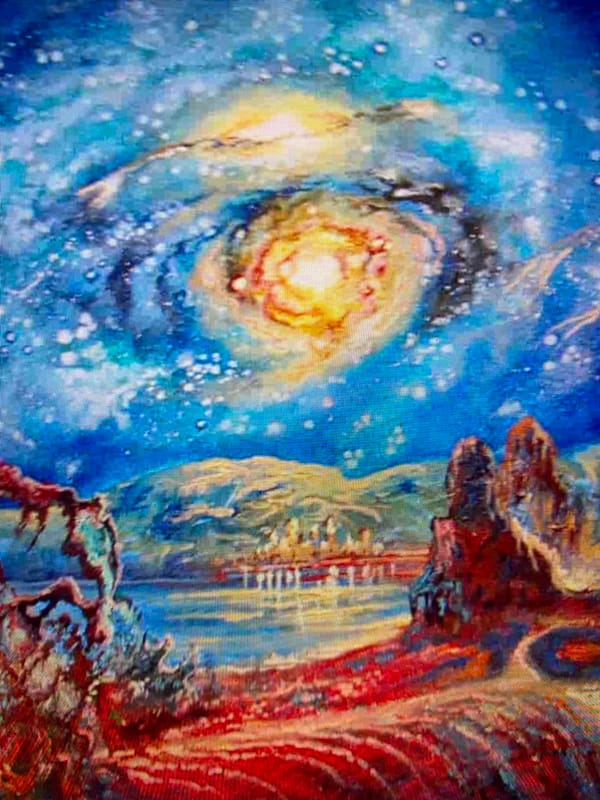 Art collection featuring paintings and illustrations documented by witness