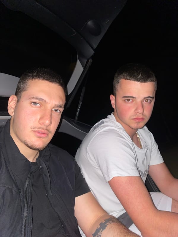 Late night car trunk hangout in Pleven, Bulgaria