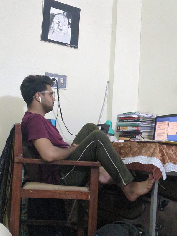 Indoor everyday items in an Abbottabad room, evening.
