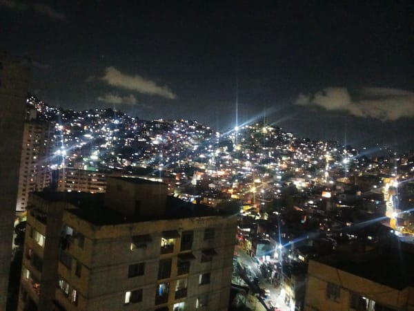 Family celebration brings generations together in Caracas nighttime gathering