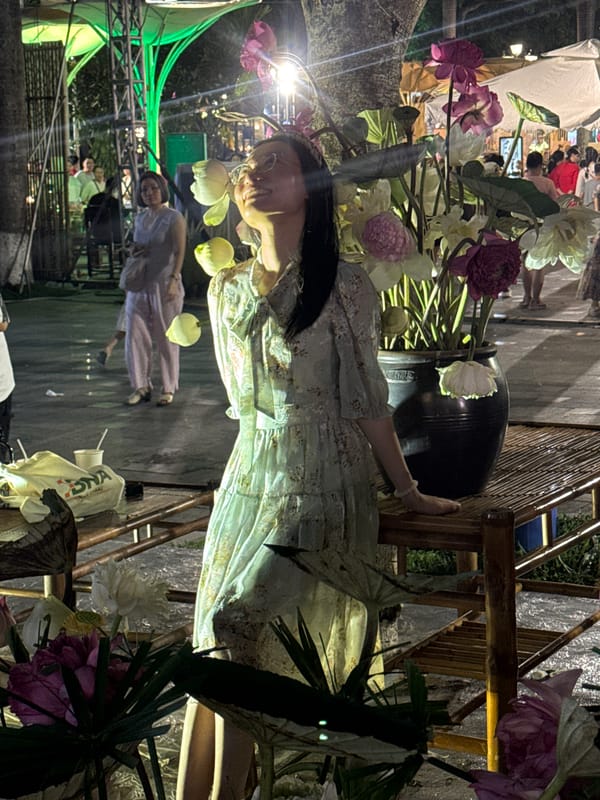 Lotus-themed night event draws crowds near West Lake, Hanoi