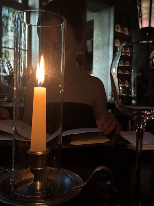 Evening dinner documented at upscale Milan restaurant