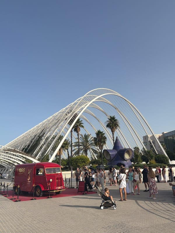 YSL Libre fragrance pop-up at Valencia's City of Arts and Sciences