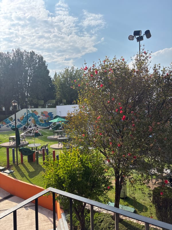 Evening walkabout documented in San Andrés Cholula, Mexico