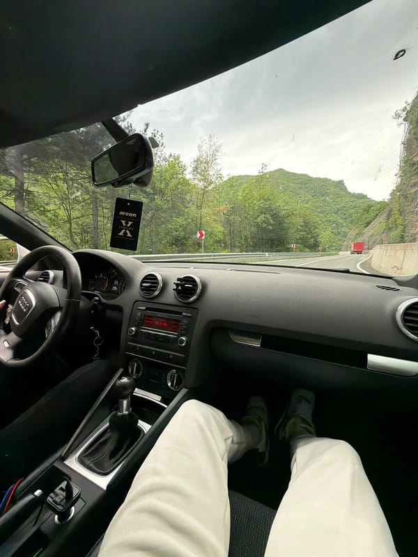 Car interior documented in Krichim, Bulgaria
