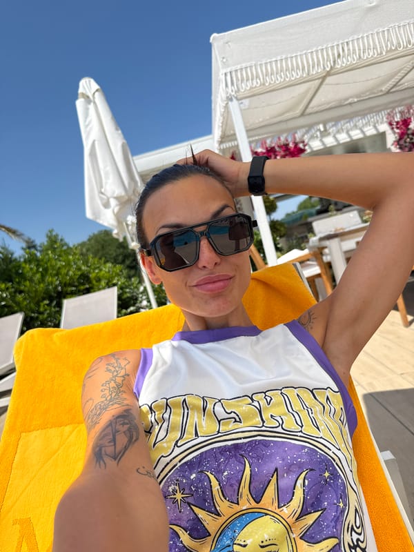 Lazy poolside morning in Pleven, Bulgaria