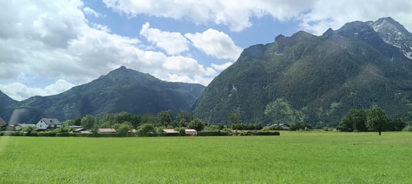 Rural Austrian landscape documented near Kellau amid alpine scenery
