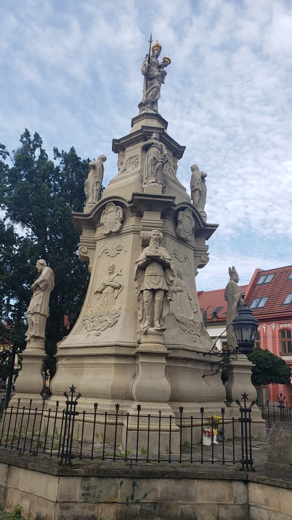 Prešov old town: squares, monuments, and street scenes