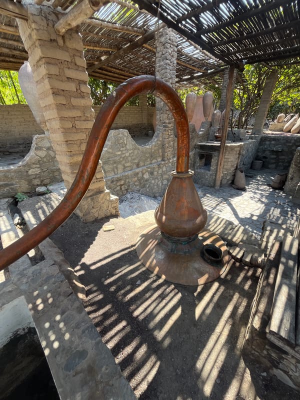 Traditional distillery facilities documented in Lunahuaná, Peru