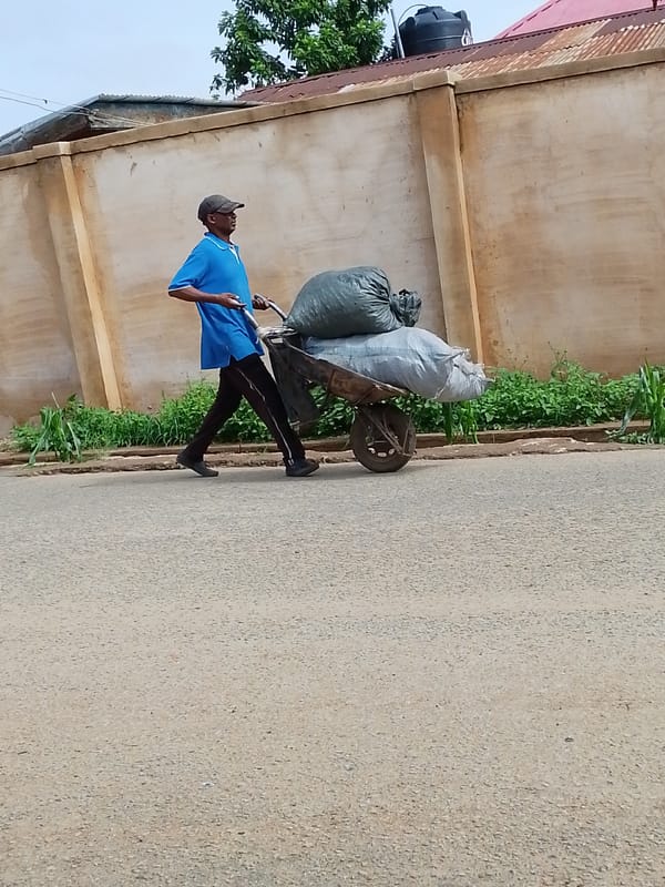 Morning street life documented in Jos, Nigeria