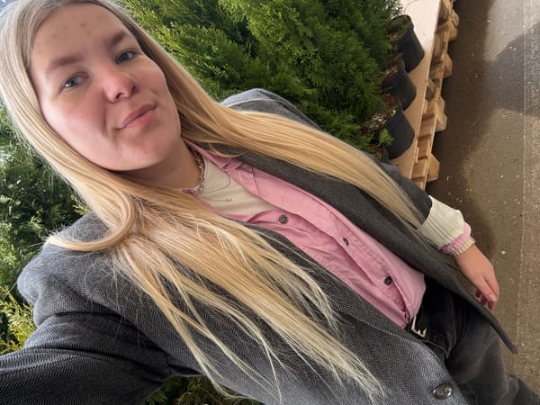 Woman shops at garden center in Izhevsk, Russia