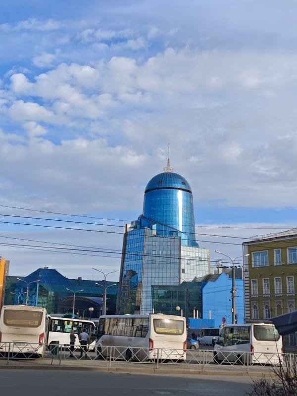 Architectural details documented at Samara Railway Station complex